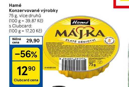 Hamé Konzervované výrobky, 75 g, více druhů 