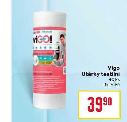 Vigo Utěrky textilní 40 ks