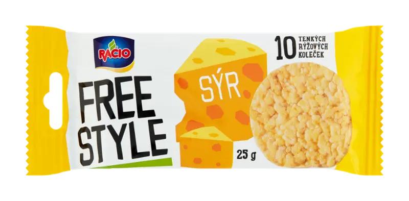 Racio Rýžové chlebíčky Free Style sýr, 25 g