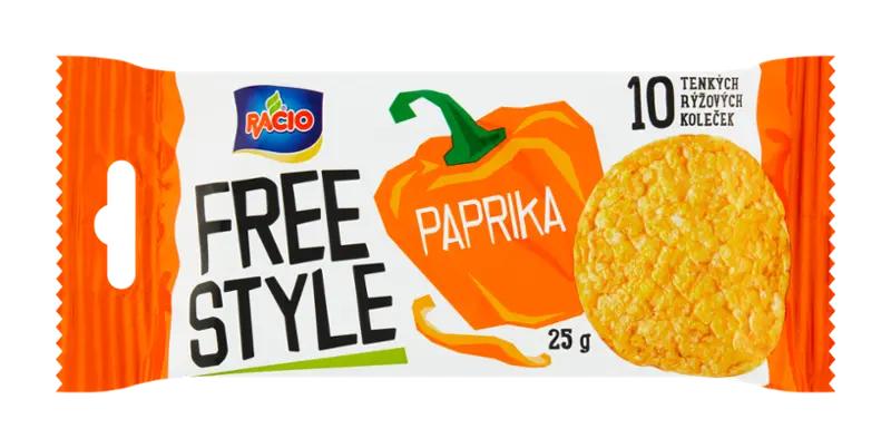 Racio Rýžové chlebíčky Free Style paprika, 25 g