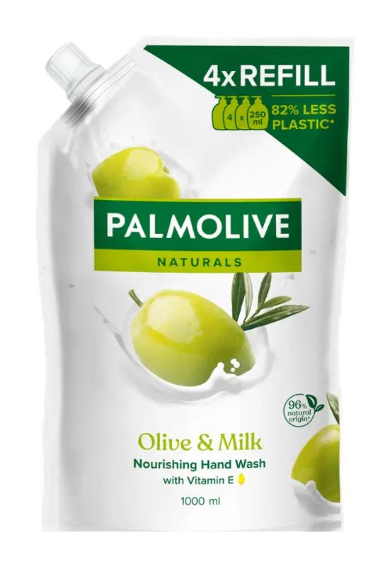 Palmolive Naturals Tekuté mýdlo náhradní náplň Olive & Milk, 1 l