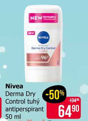 Nivea Tuhý antiperspirant 50ml, vybrané druhy