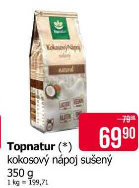 Topnatur kokosový nápoj sušený 350 g