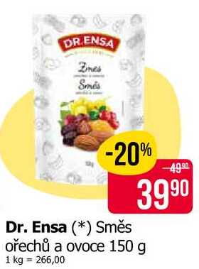 DR.ENSA Směs ořechů a ovoce 150 g 