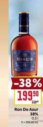 Ron De Azur 38% 0,5l