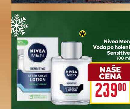  Nivea Men Voda po holení Sensitive 100 ml