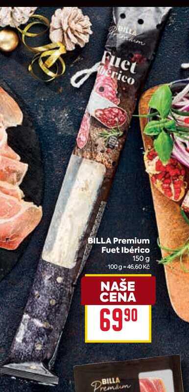 BILLA Premium Fuet Ibérico 150 g 