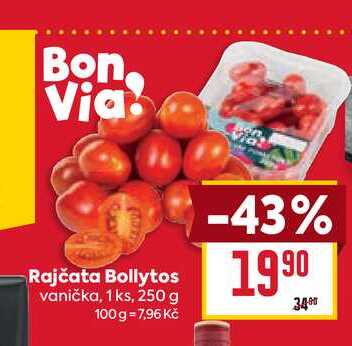 Rajčata Bollytos vanička, 1 ks, 250 g 