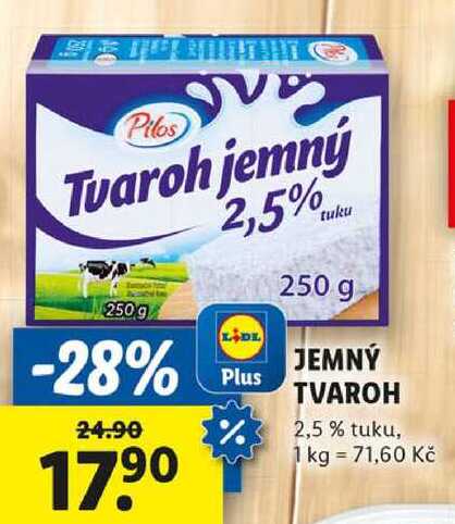JEMNÝ TVAROH, 250 g
