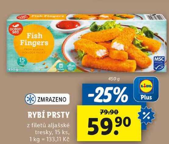 RYBÍ PRSTY, 450 g