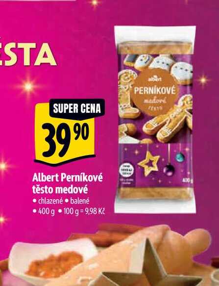   Albert Perníkové těsto medové 400 g