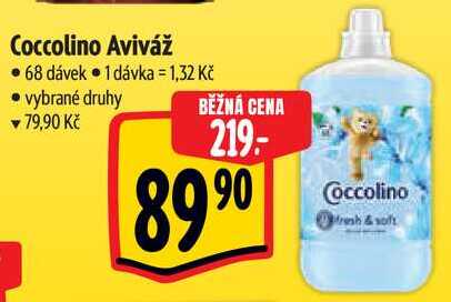 Coccolino Aviváž, 68 dávek 