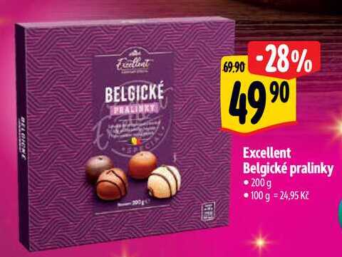 Excellent Belgické pralinky, 200 g