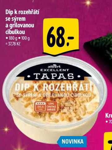 Dip k rozehřátí se sýrem a grilovanou cibulkou, 180 g