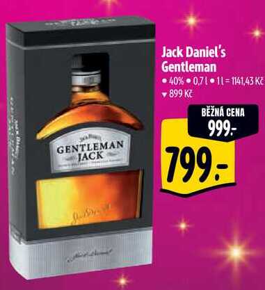 Jack Daniel's Gentleman, 0,7 l