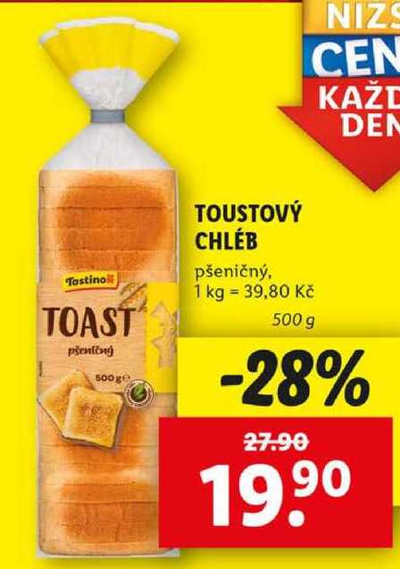 TOUSTOVÝ CHLÉB, 500 g