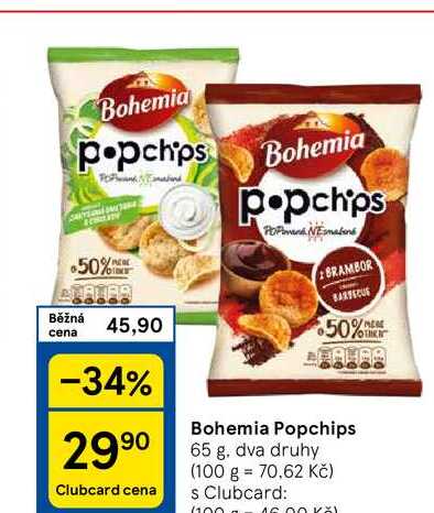 Bohemia Popchips, 65 g