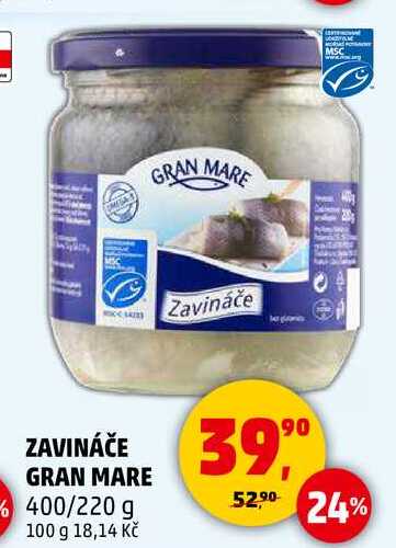 ZAVINÁČE GRAN MARE, 400/220 g 