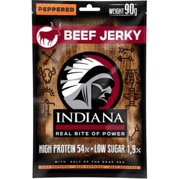 Indiana Jerky Hovězí Peppered