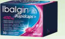 Ibalgin® Rapidcaps 400 mg 30 měkkých tobolek