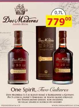 Dos Maderas 5+5 Ron Añejo Superior Reserve PX 0,7l 40% 