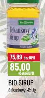 BIO SIRUP čekankový, 450g 