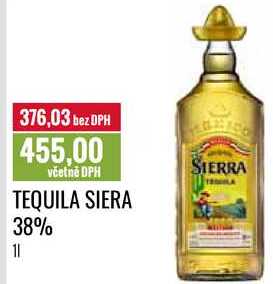 TEQUILA SIERA 38% 1l