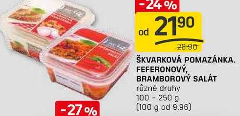 BRAMBOROVÝ SALÁT různé druhy 100 - 250 g 