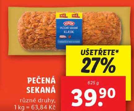 PEČENÁ SEKANÁ, 625 g