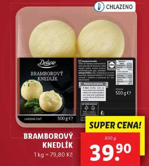 BRAMBOROVÝ KNEDLÍK, 500 g