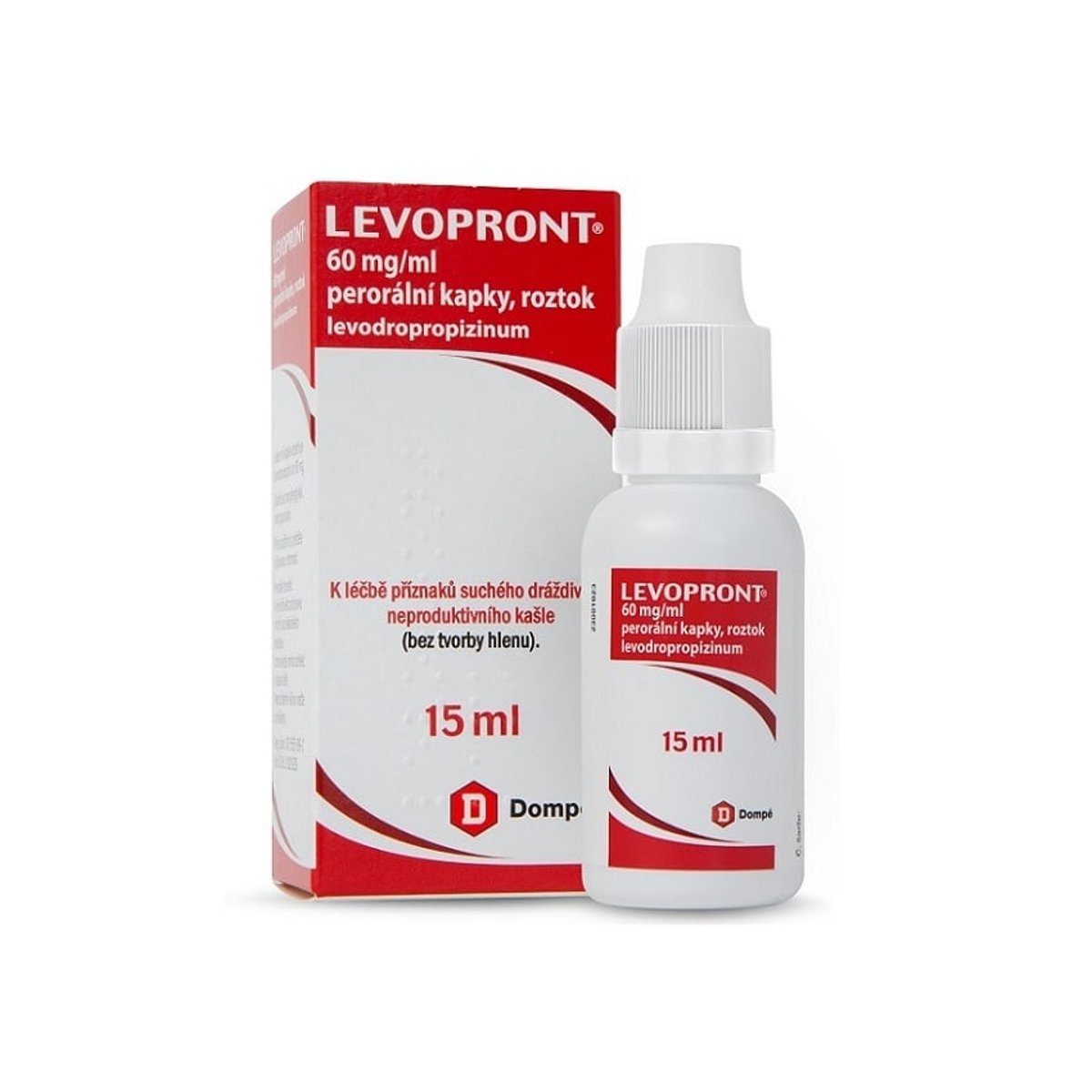 LEVOPRONT 60MG/ML Perorální kapky, roztok 1X15ML