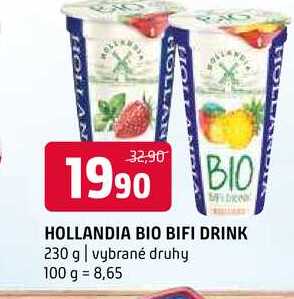 Hollandia Bio BiFi drink 230g