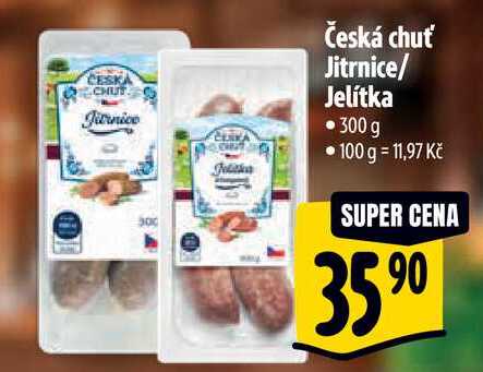   Česká chuť Jitrnice/ Jelítka • 300 g  