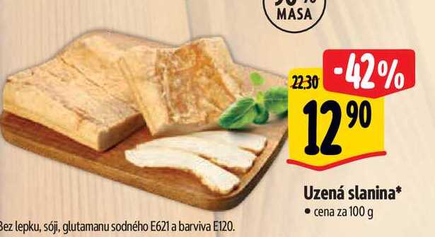  Uzená slanina 100 g 