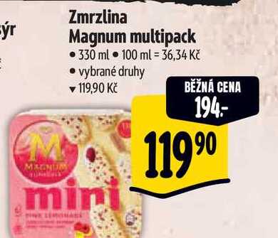  Zmrzlina Magnum multipack  330 ml   