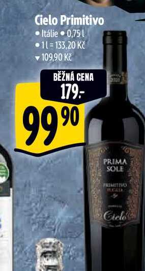 Cielo Primitivo 0,75 l