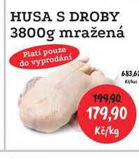 HUSA S DROBY 3800g mražená 