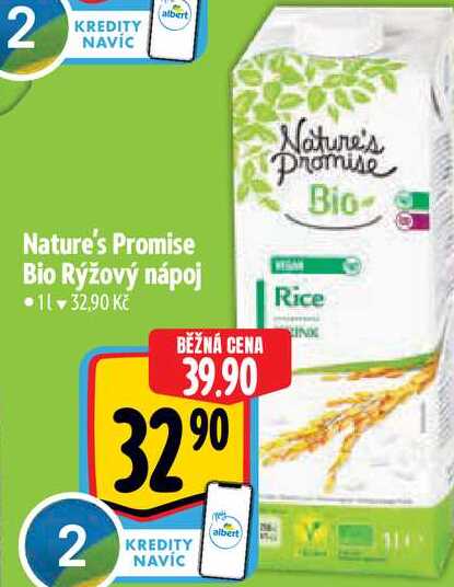   Nature's Promise Bio Rýžový nápoj  1 l