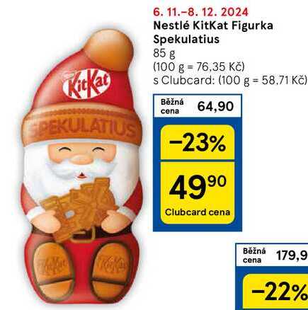 Nestlé KitKat Figurka Spekulatius, 85 g 