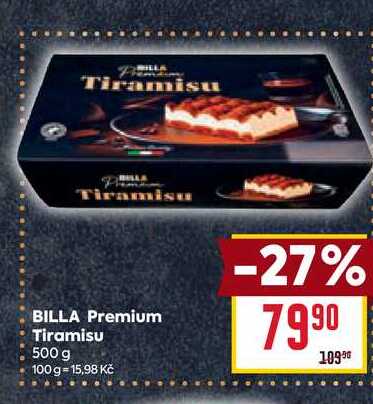 BILLA Premium Tiramisu 500 g