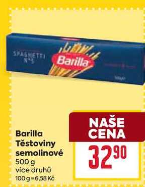 Barilla Těstoviny semolinové 500 g 