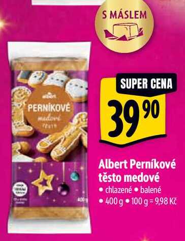 Albert Perníkové těsto medové, 400 g