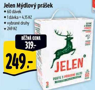 Jelen Mýdlový prášek, 60 dávek 