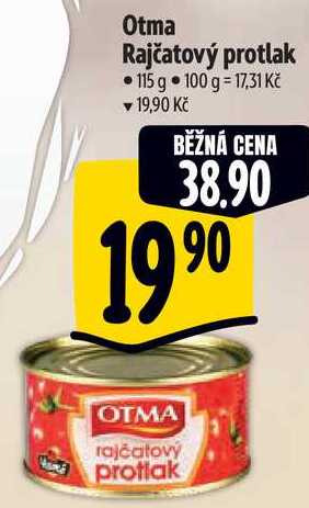 Otma Rajčatový protlak, 115 g 