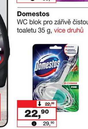 Domestos WC blok pro zářivě čistou toaletu 35 g