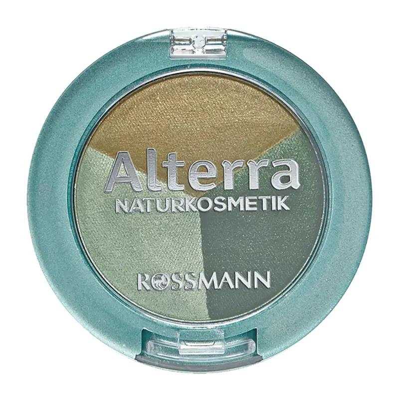 Alterra Naturkosmetik Oční stíny Trio 07 Wild Jungle, 1 ks