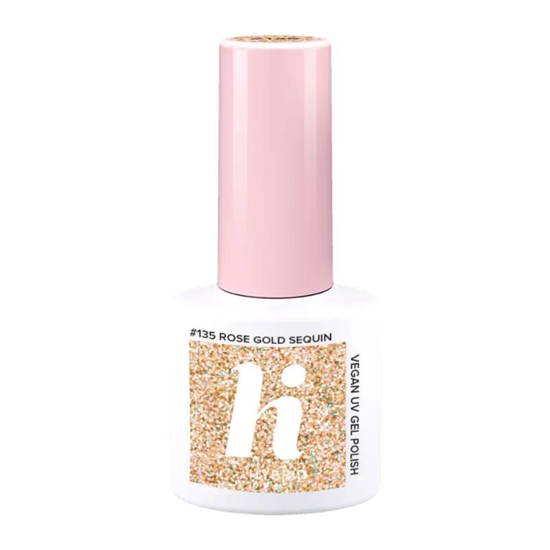 Hi Hybrid Lak na nehty 135 Rose Gold Sequin, 1 ks