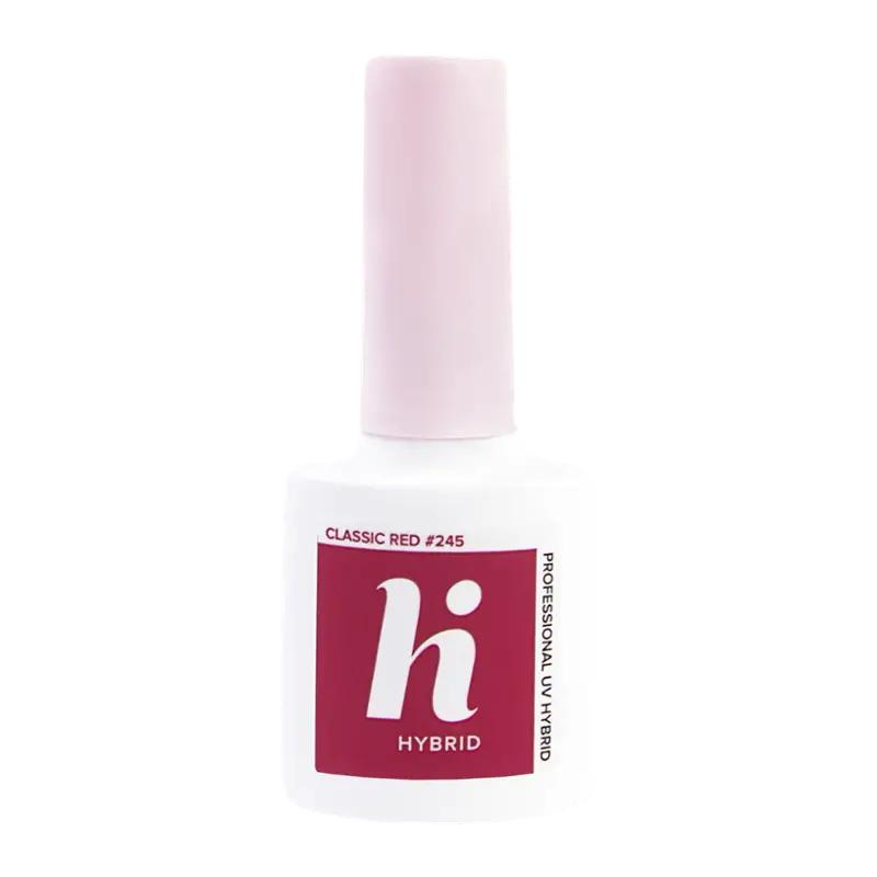 Hi Hybrid UV Gel lak na nehty 245 Classic red, 1 ks