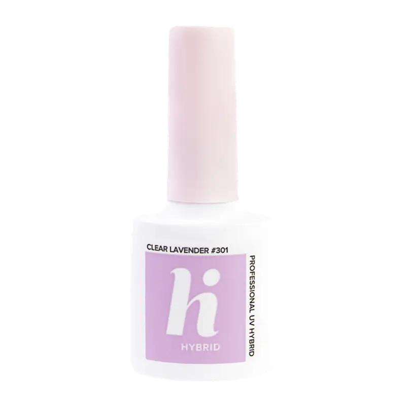 Hi Hybrid UV Gel lak na nehty 301 Clear lavender, 1 ks