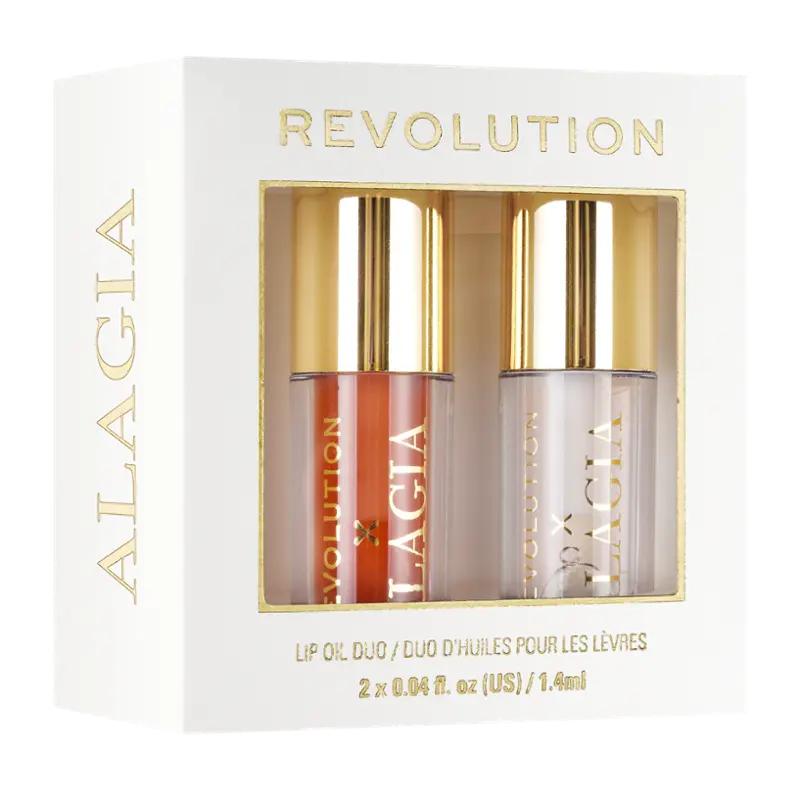 Makeup Revolution Olej na rty Alagia Juicy Duo Mini Dominicana Glow & Sunburn, 1 ks